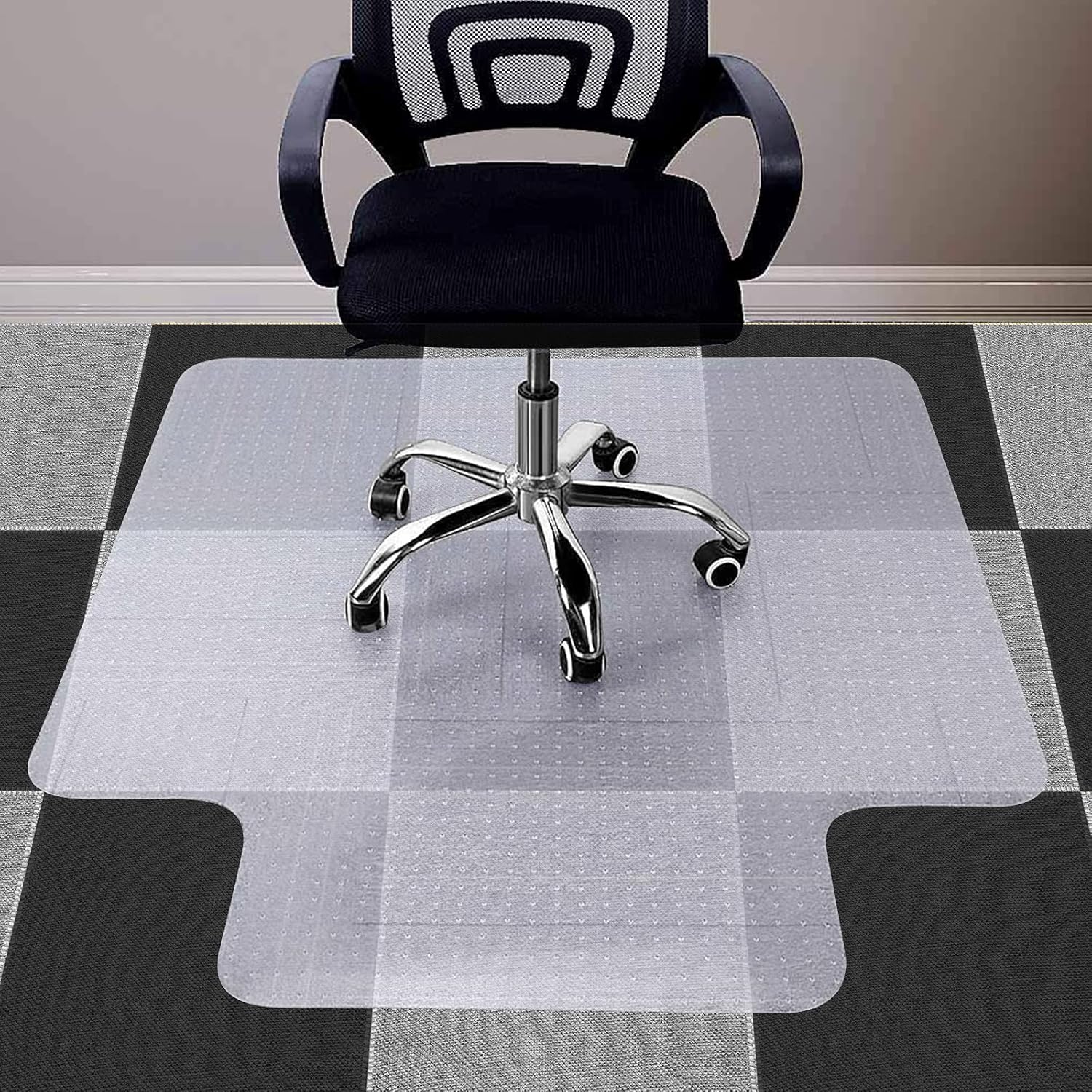 Transparent 3Pcs Office Chair Mat for Carpet Floor R955