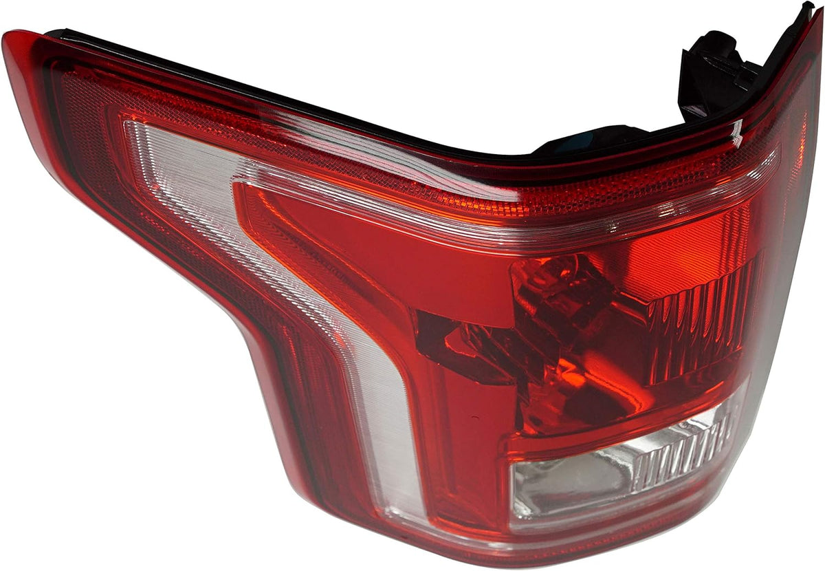 Tail Light Assembly Set of 2 Halogen Clear & Red Lens V635653