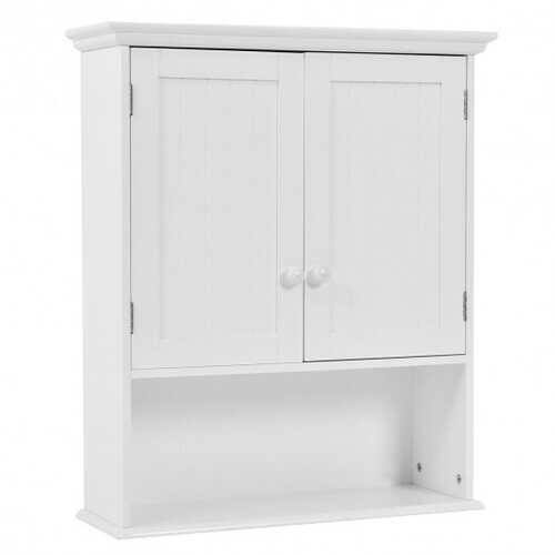 Gray Wall Mount Bathroom Storage Cabinet W516776