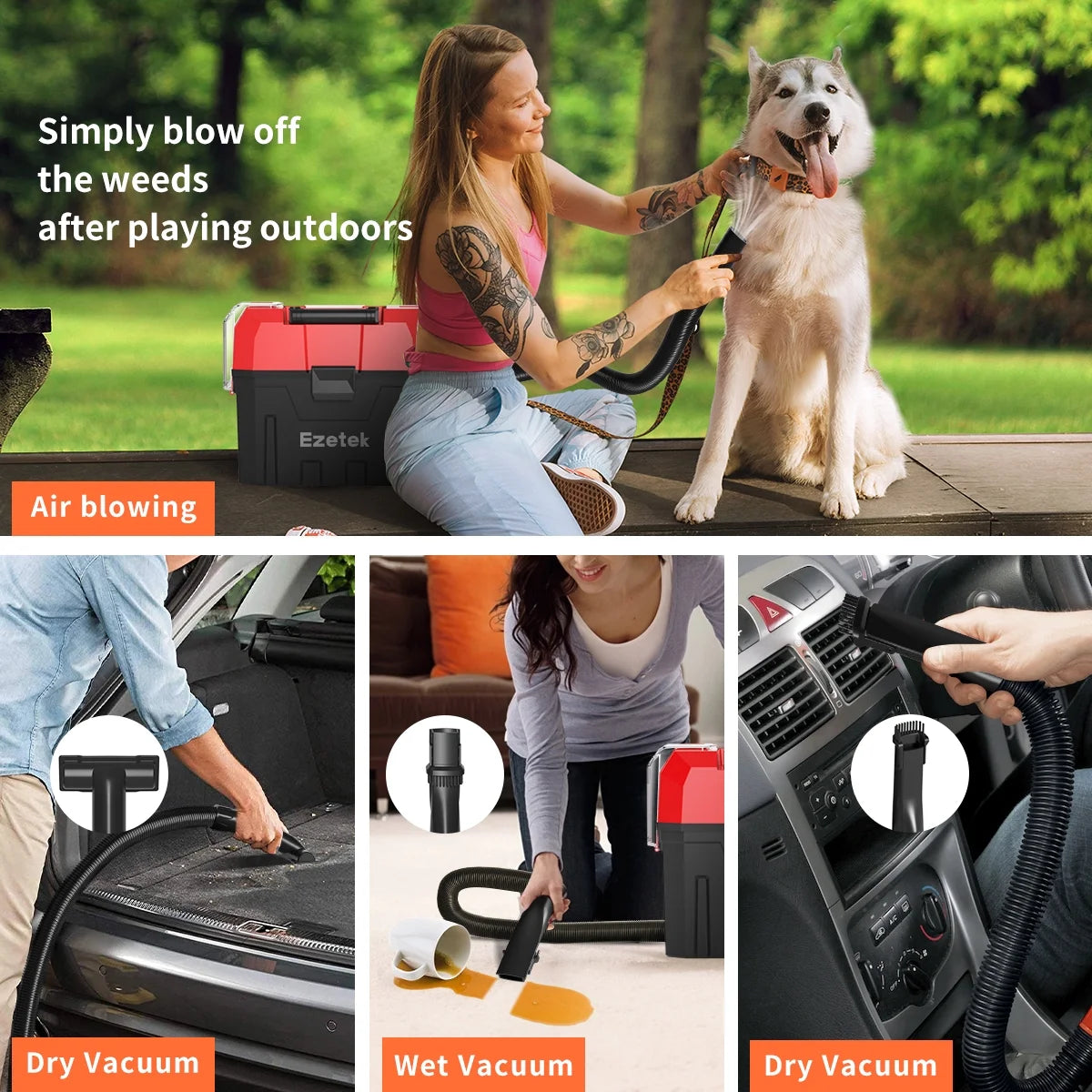 Cordless shop vacuum S80016