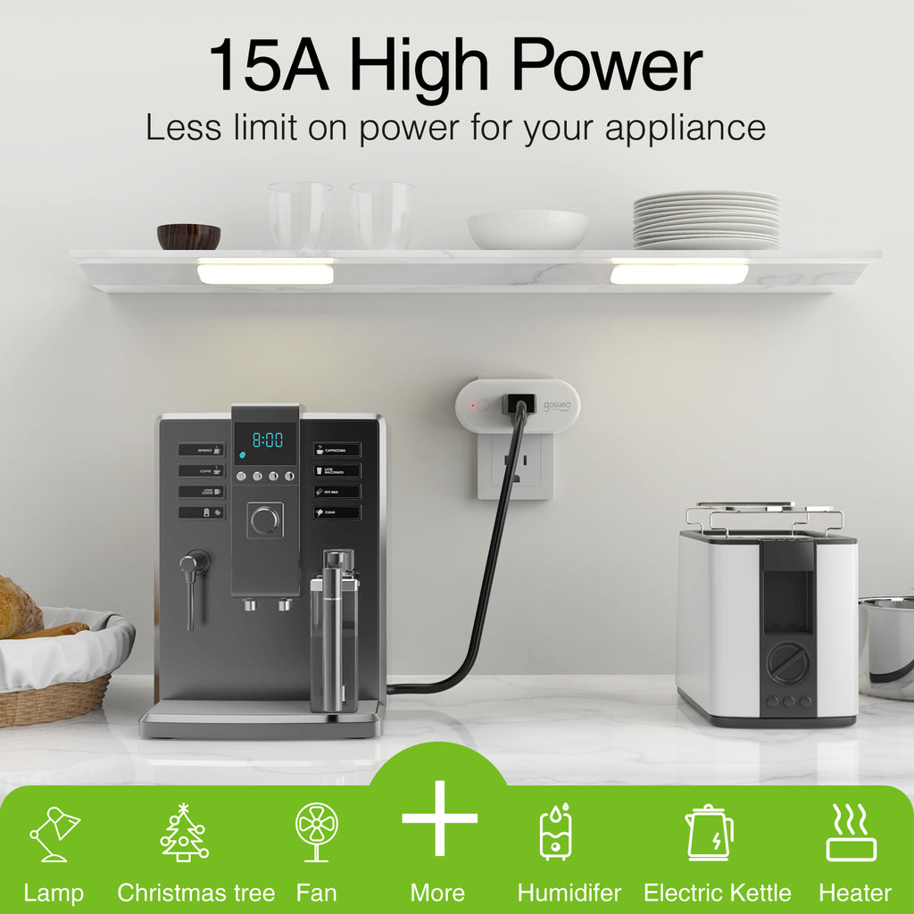 4 Pack Smart Plug with Timer A3135