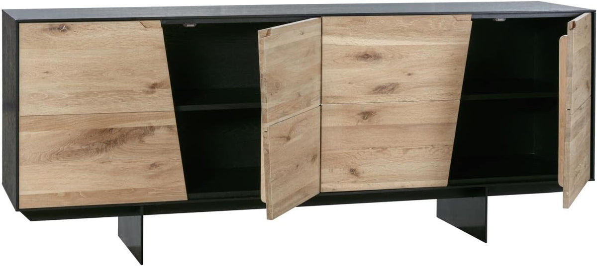 Black and Natural Sideboard U269