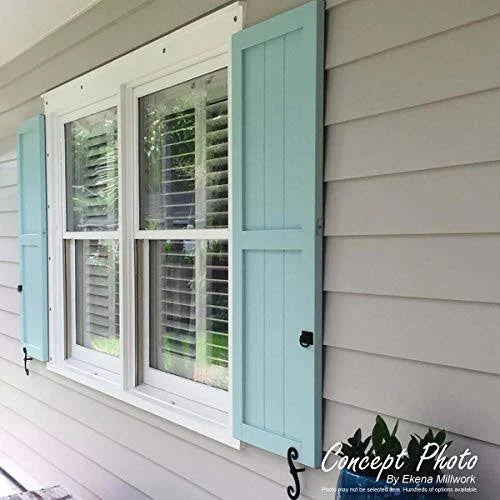 18x22W x 49x22H Exterior Composite Board-n-Batten Shutters (Per Pair) W251