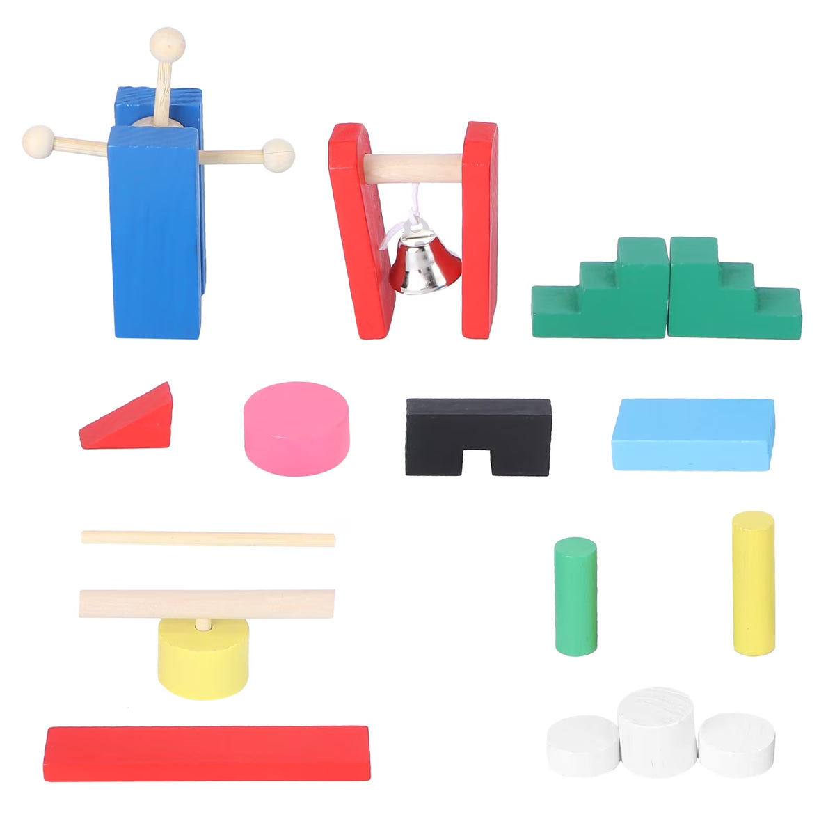 Wooden Domino Blocks Building Toy N362