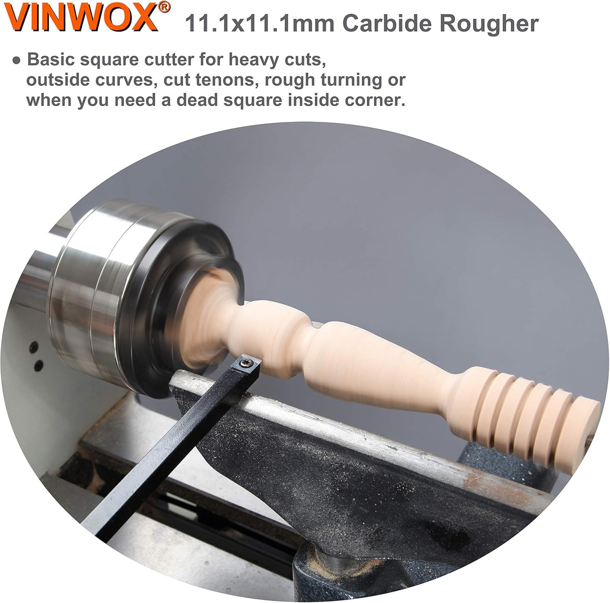 3 PCS Carbide Wood Lathe Turning Tool Set V86089