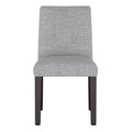 Pumice Gray Linen Dining Chair X3173