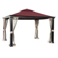 10' x 12' Gazebo Replacement Canopy Top Cover Q138