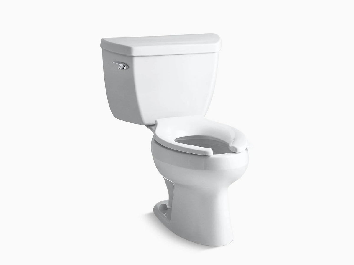 Black Two-Piece Elongated 1.6 GPF Toilet H834584