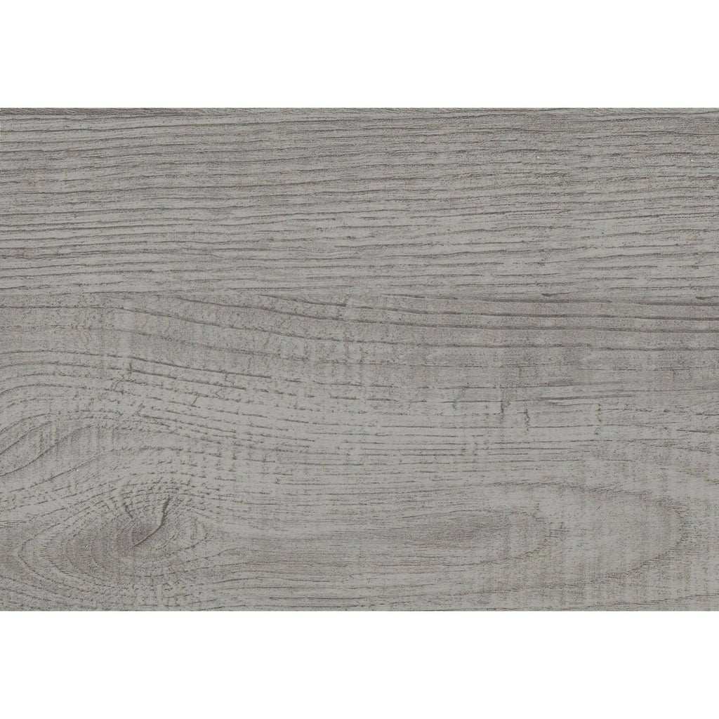 Gray and Black Rectangular Accent Table with Tempered Glass V35468