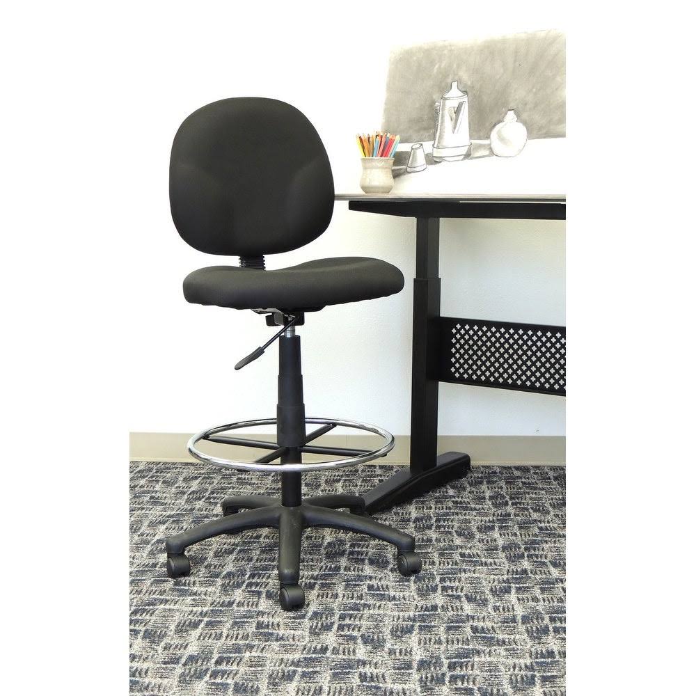 Black Drafting Stools with Footring Q1420