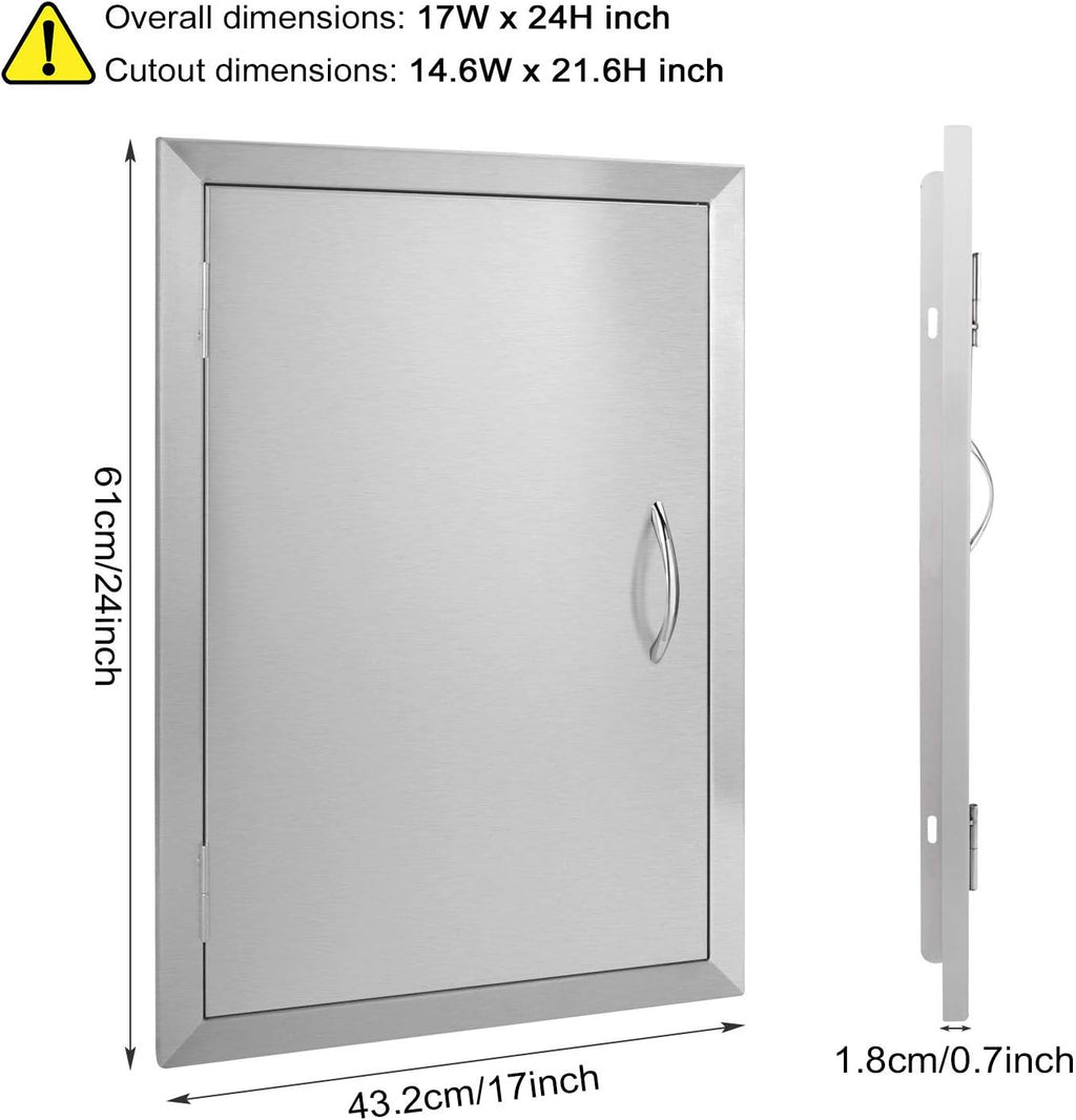 Stainless Steel Outdoor Kitchen Door Z988