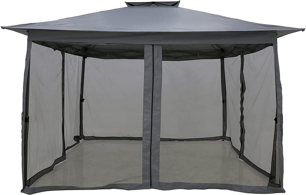 11'x11' Pop-Up Tent Gazebo with Mosquito Mesh Netting M79288