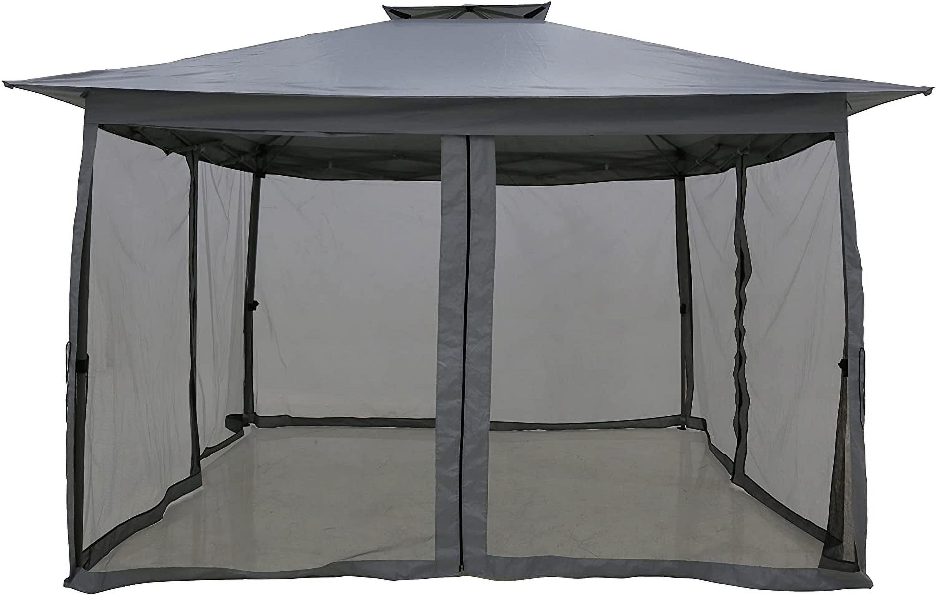 11'x11' Pop-Up Tent Gazebo with Mosquito Mesh Netting M79288