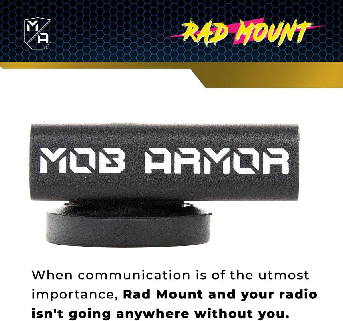 Dual Magnetic Radio Mounting Kit with Magnetic Mount Base Pack of 2 O662