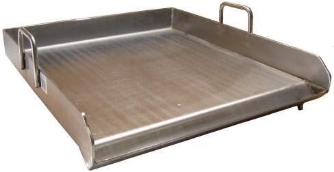16" x 18" Stainless Steel Comal Flat Top Cooking Griddle Pack of 2 Y8505