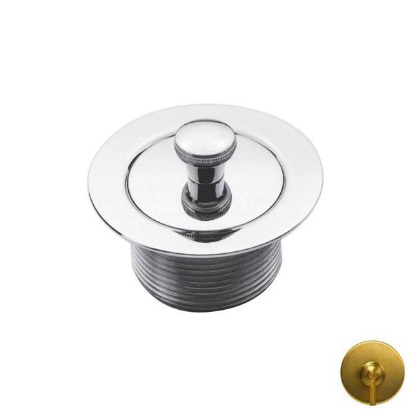 Lift and Turn Bath Plug Satin Gold G43040
