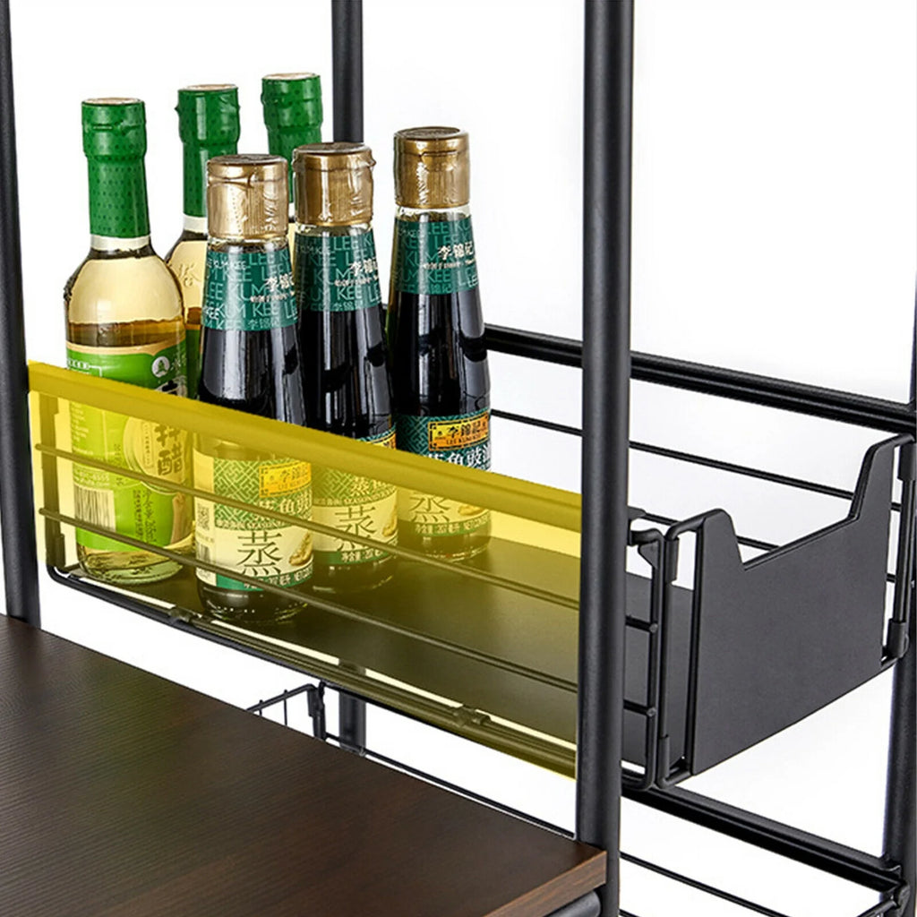 4 Tier Microwave Oven Rack Utility Workstation Stand Shelf Storage Holder O660467