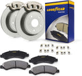Front Brake Kit Calipers Rotors Ceramic Pads T32218