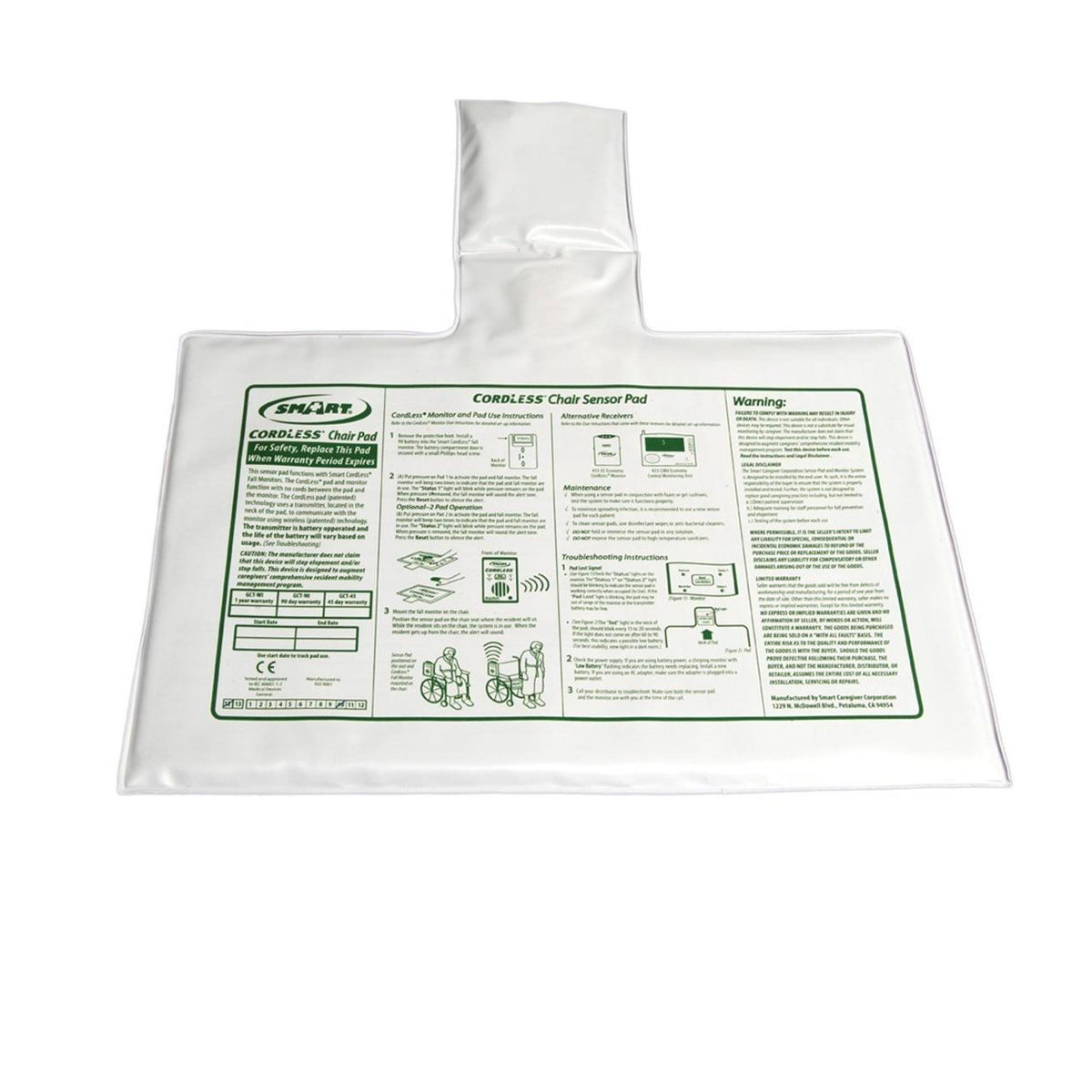 Cordless Chair Sensor Pad with Transmitter Q436