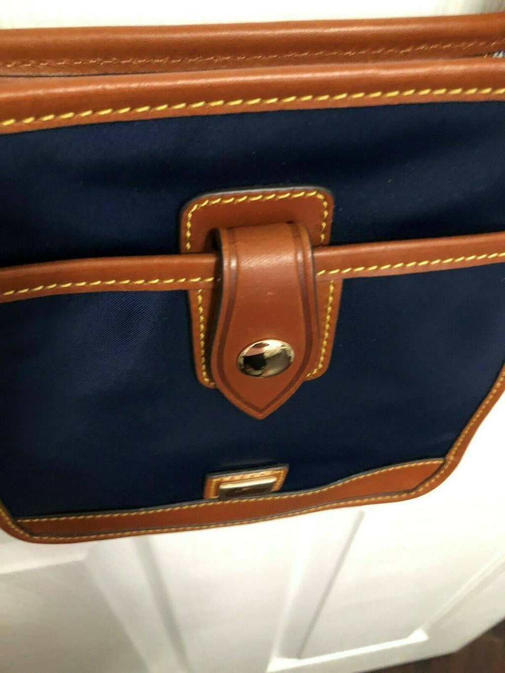 Red/Gold Nylon Crossbody Bag Z328