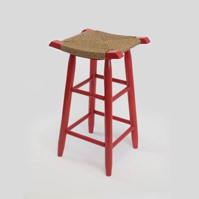 Red Bar Stool W7236