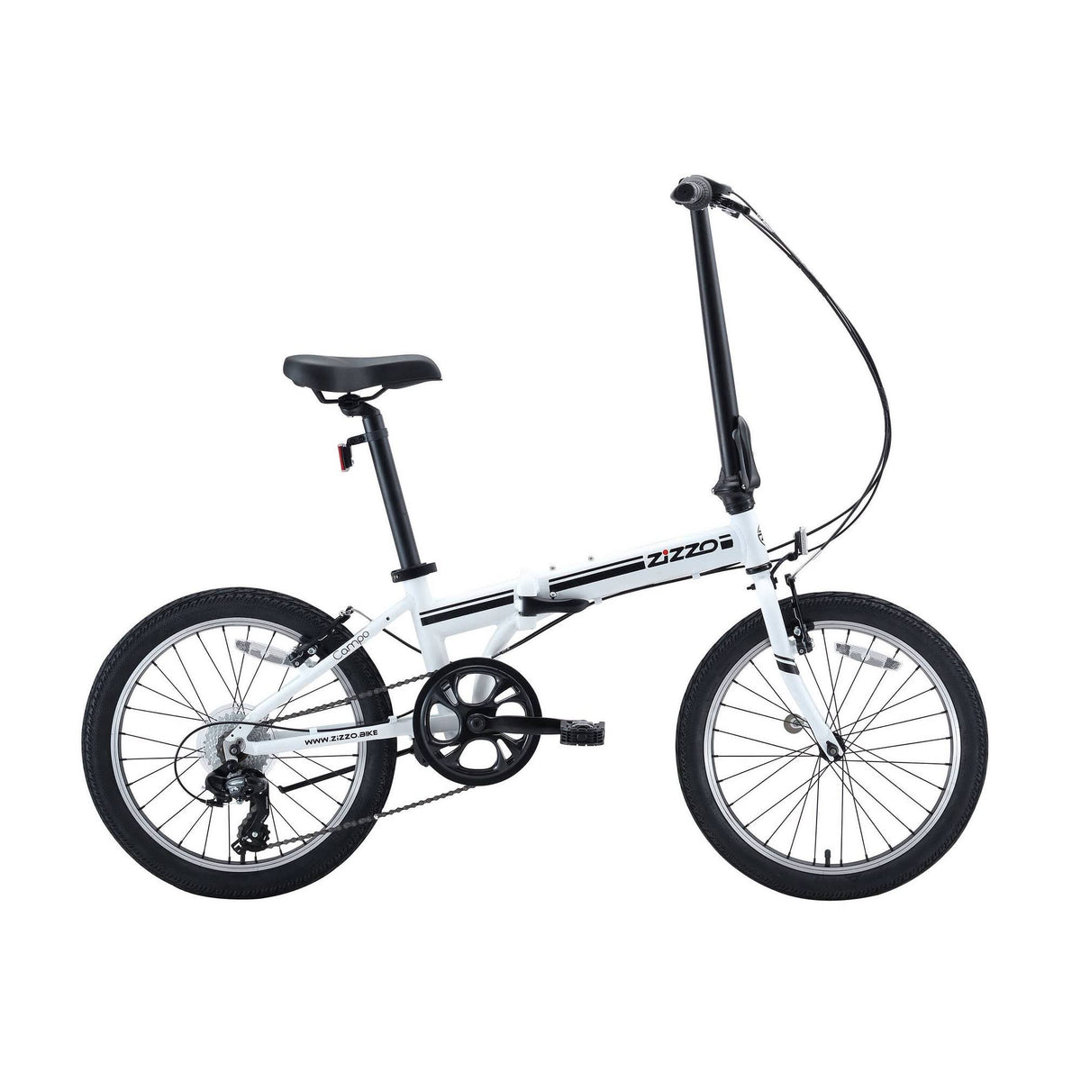 White 20x22 Folding Bike T315