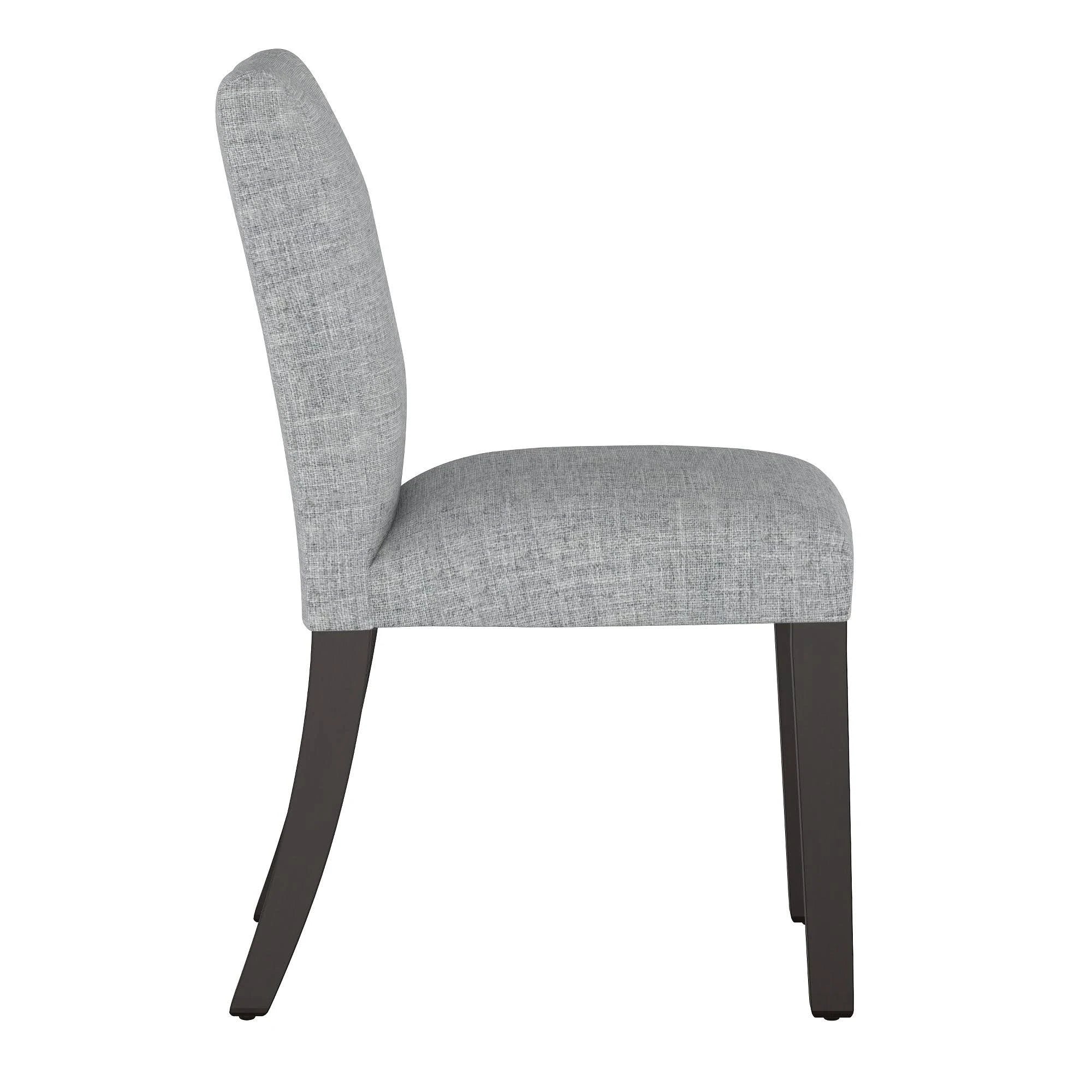 Pumice Gray Linen Dining Chair X3173