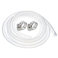 Silicone Rubber Tubing 12mm ID 18mm OD 10ft Clear with Clamp F708