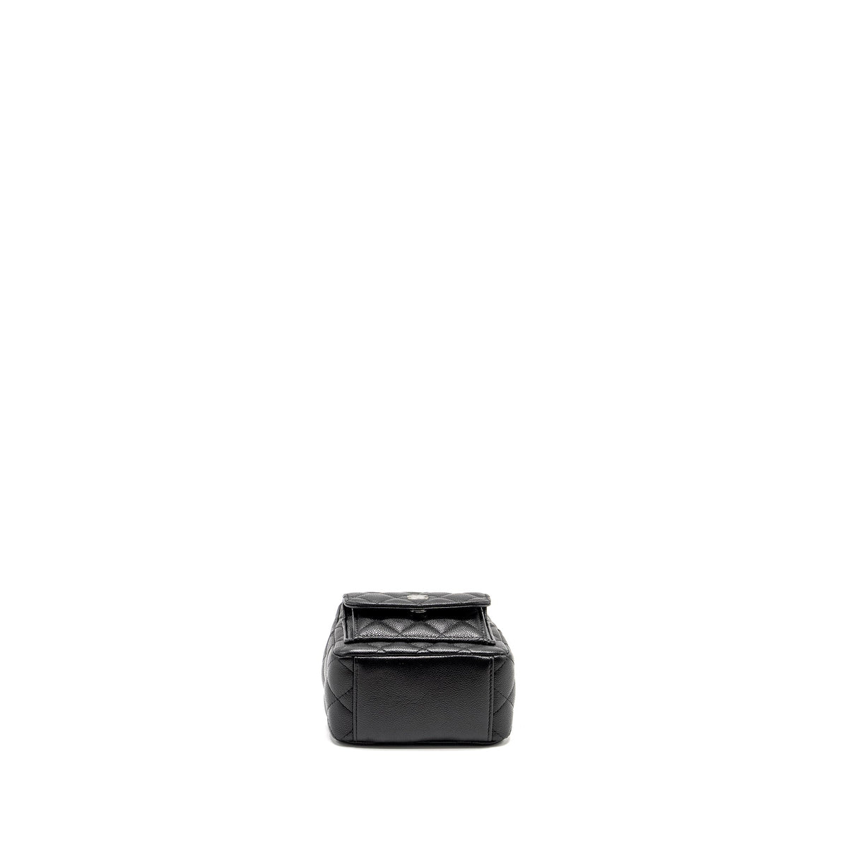 24P MINI BACKPACK/CROSSBODY BAG CAVIAR BLACK SHW (MICROCHIP)