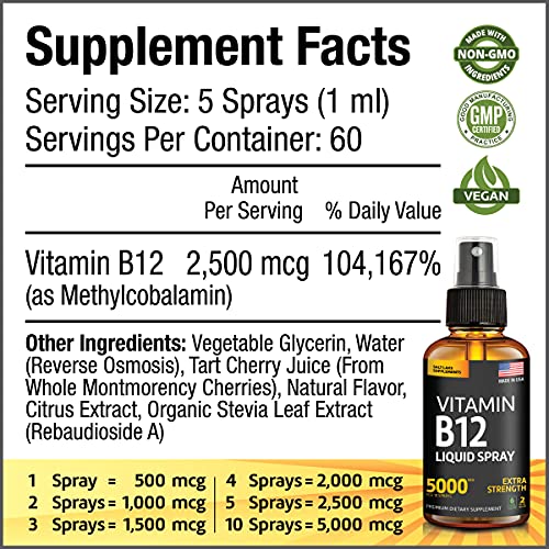 Vegan B12 Liquid Drops, 2 fl. oz. I855