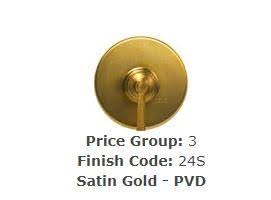 Lift and Turn Bath Plug Satin Gold G43040