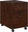 2 Drawer Mobile File Cabinet, Coastal Cherry R840