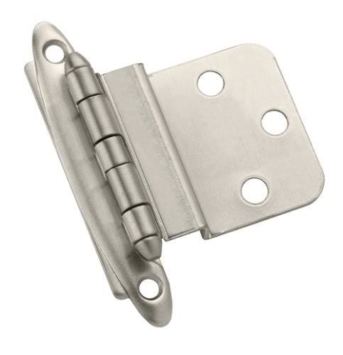 Satin Nickel Face Mount Hinge - 2 Pack R473583