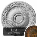 Rust Red Hand-Painted Ceiling Medallion I293361