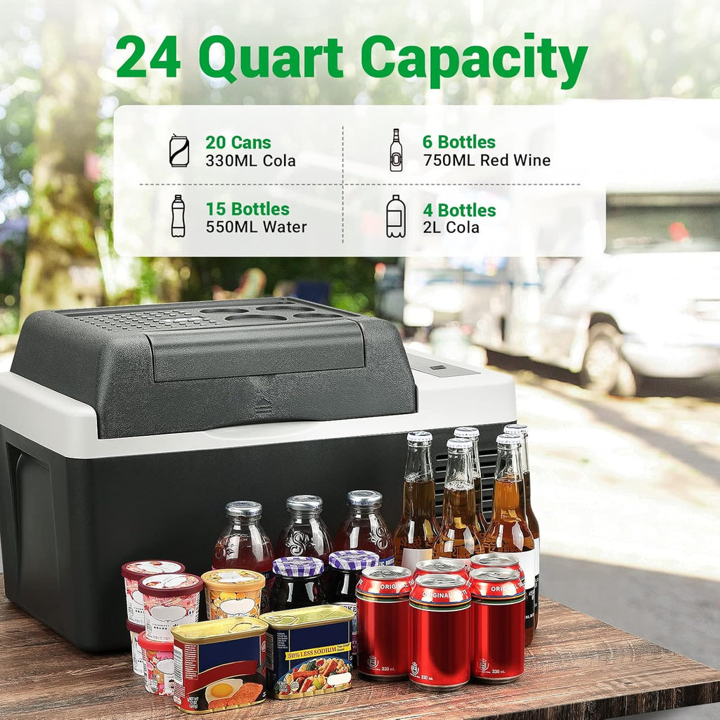 12 Volt Portable Car Refrigerator Freezer with Compressor M732154