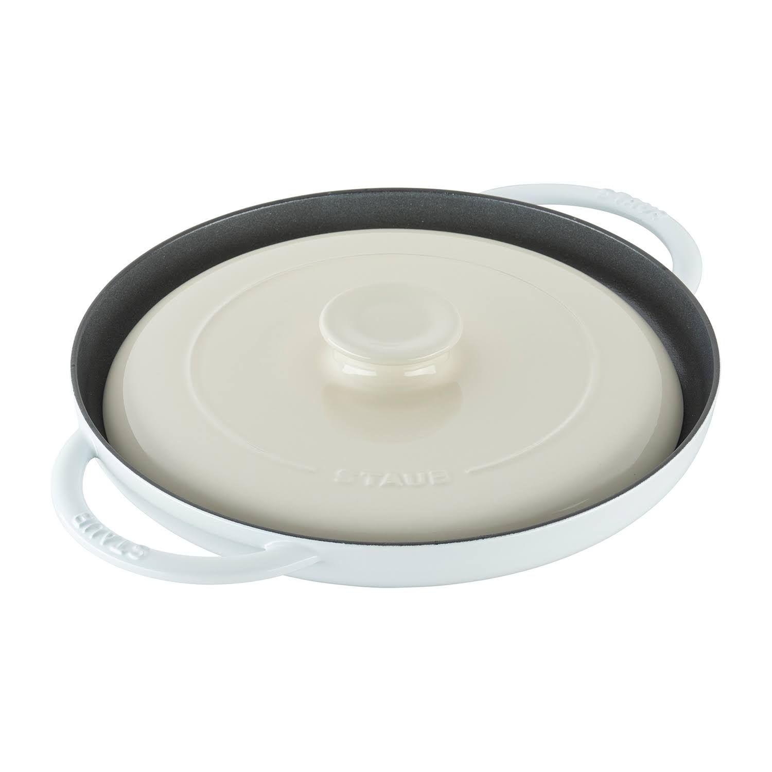 Matte Black Cast Iron Chicken Griddle & Press Set W5976