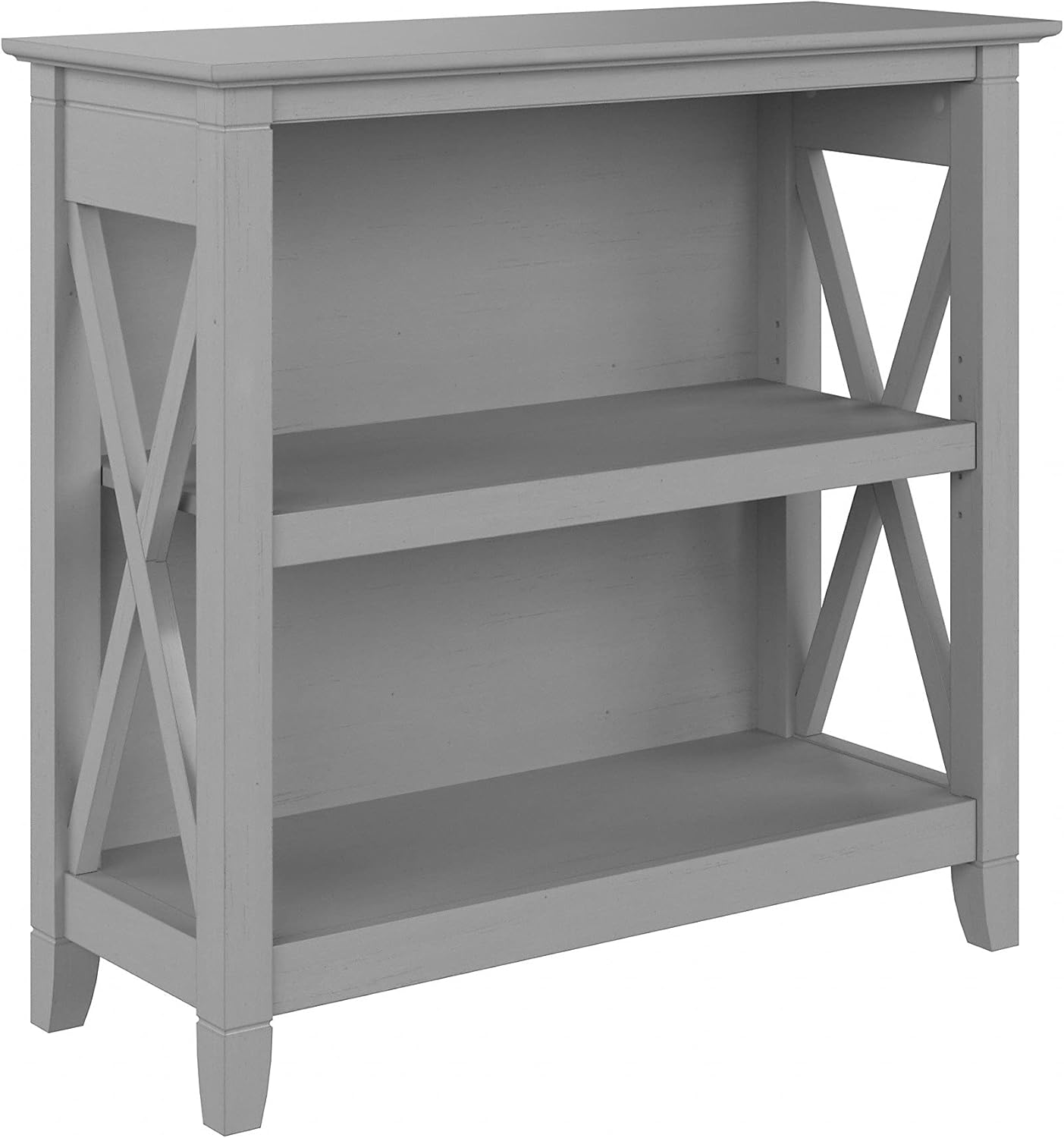 2 Shelf Bookcase in Cape Cod Gray Z681