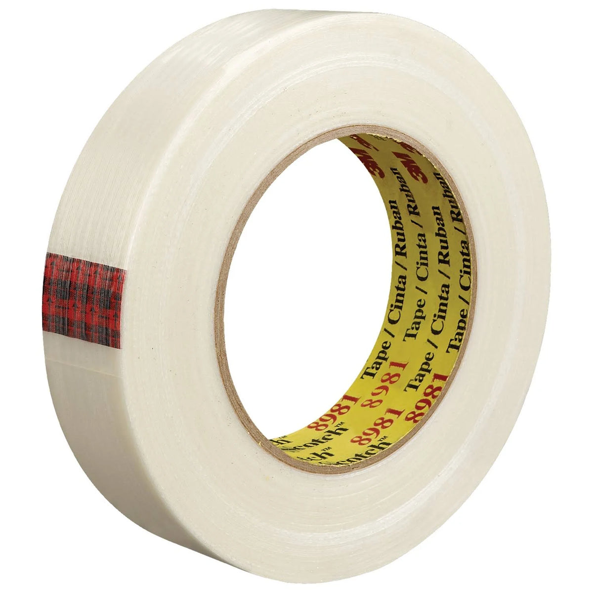 Clear Strapping Tape, 1 in. x 60 Yards, Pack of 12 E95695