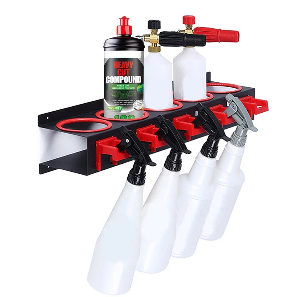 5 Hole Wall Mounted Spray Bottle Holder K366959