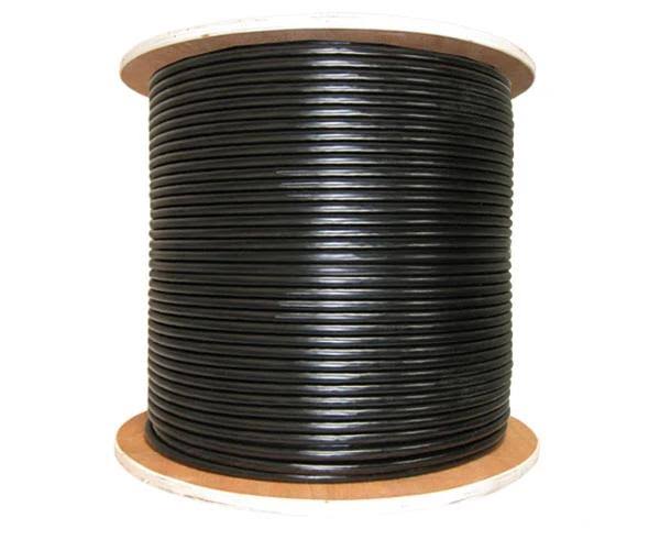 20AWG 500ft Black RG59 Coaxial Cable Y974725