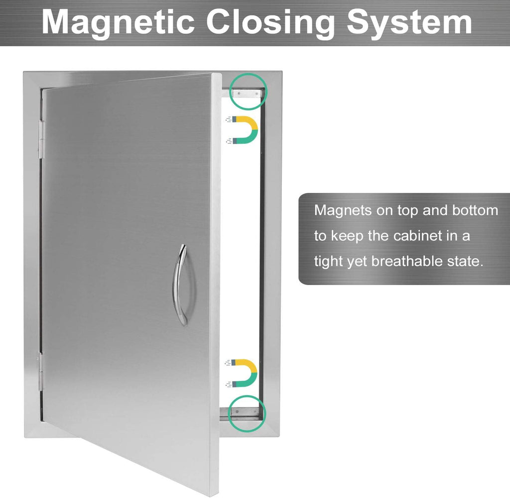 Stainless Steel Outdoor Kitchen Door Z988