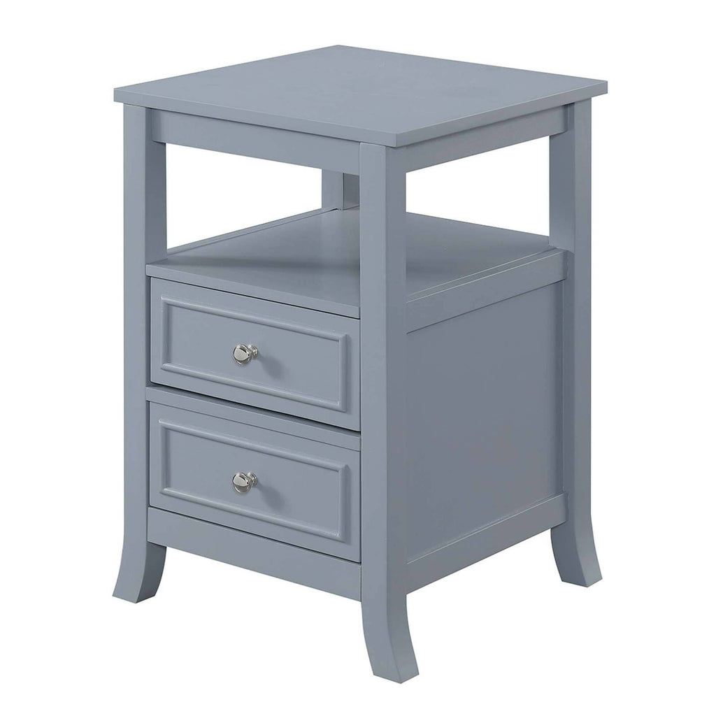 Gray End Table Z990761