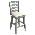 Swivel Bar Stool Weathered Gray Counter Stool P5436