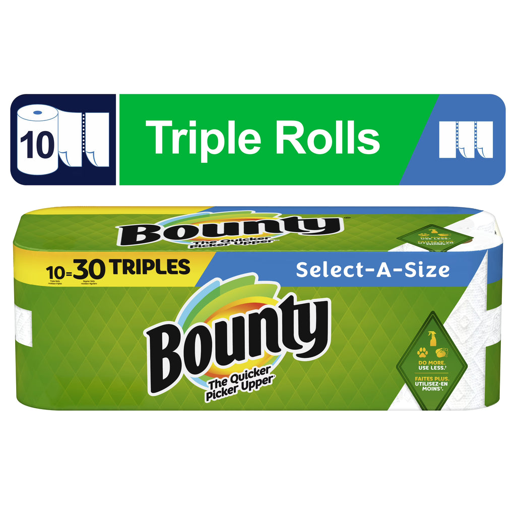 10 Triple Rolls White Paper Towels A156403