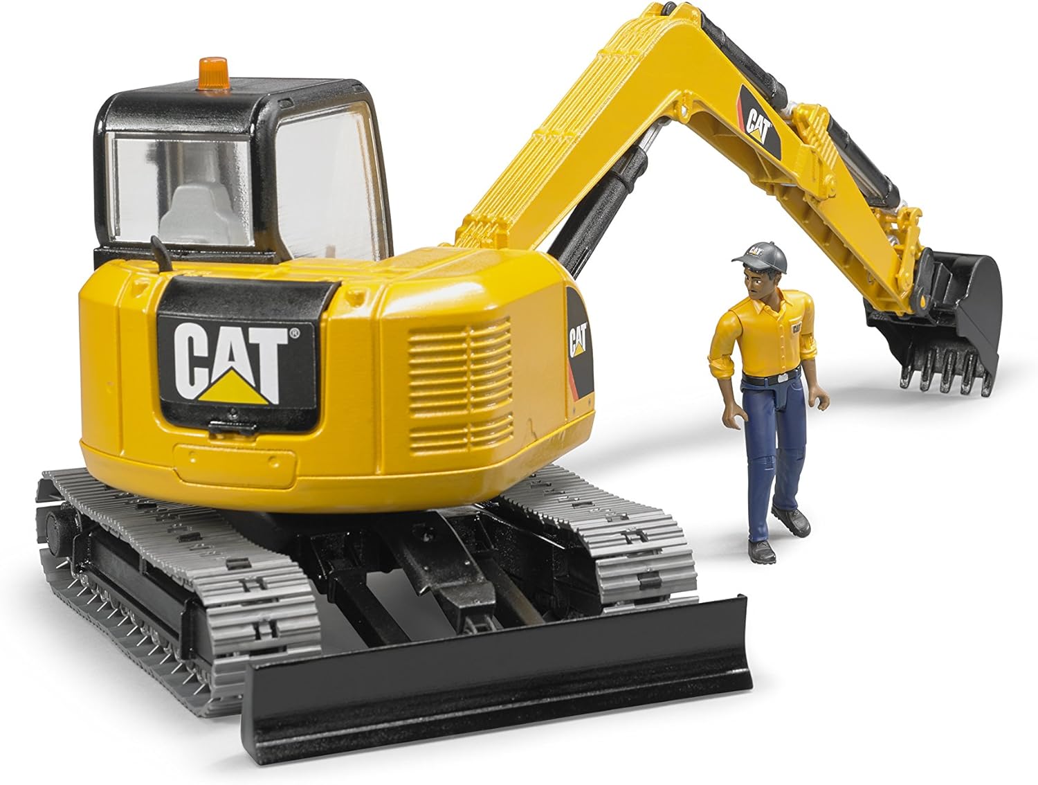 Cat Mini Excavator with a Worker W79441