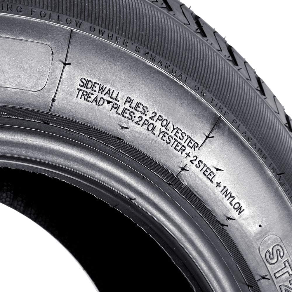 Set of 4 Radial Trailer Tires ST235/80R16 Load Range E 10PR Speed Rating N X984