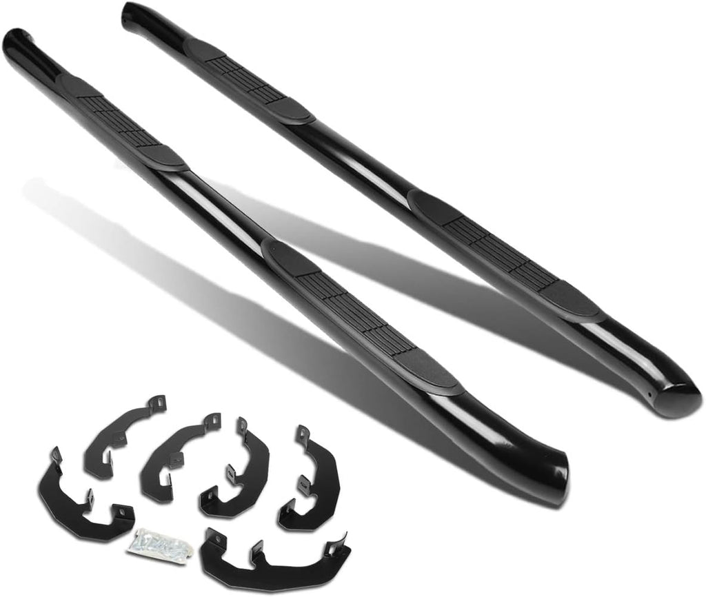 Black Powdercoated Stainless Steel Side Step Nerf Bar Running Board M702883