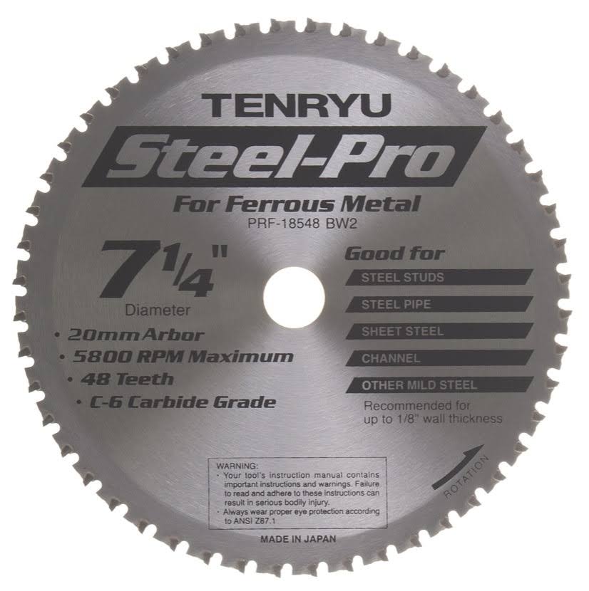 7-1/4x22 Ferrous Metal Saw Blade 48T 20mm Arbor V929401