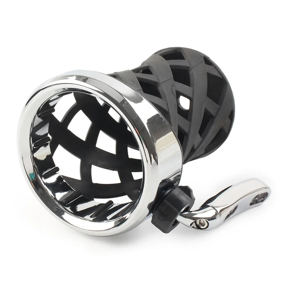 Motorcycle Handlebar Cup Holder with Mesh Basket Mount A6543