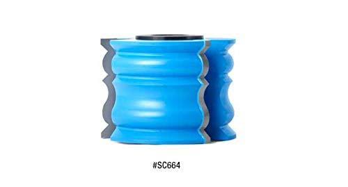 Carbide Tipped 3-Wing Crown Molding 9/16 R x 45 Deg Angle x 3-1/2 D U4984